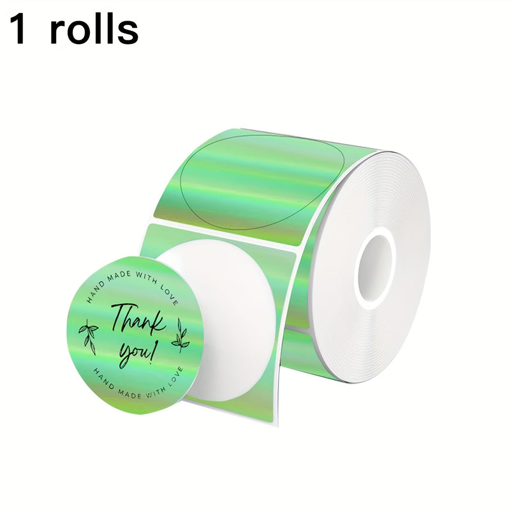 Round Hologram Thermal Label Sticker