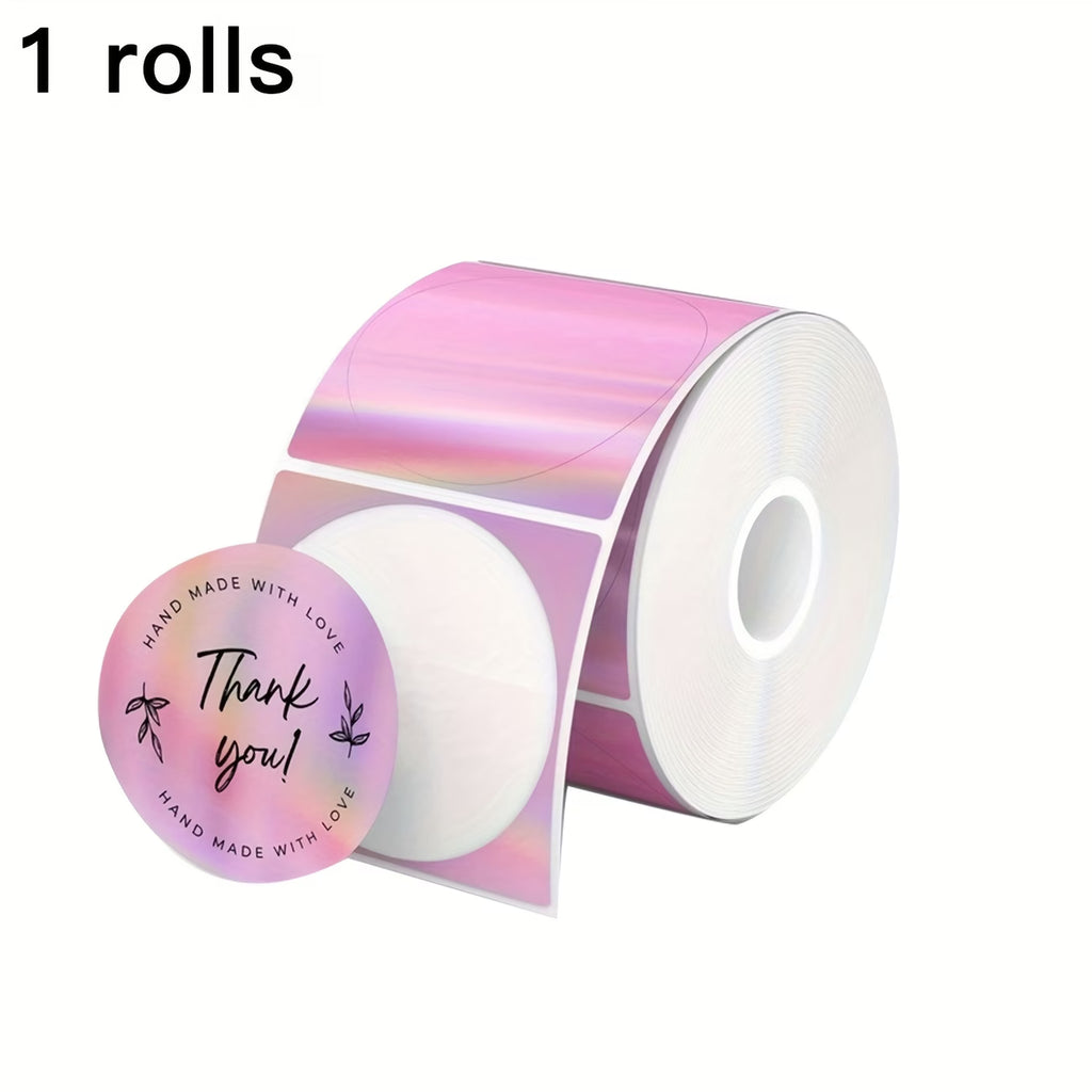 Round Hologram Thermal Label Sticker