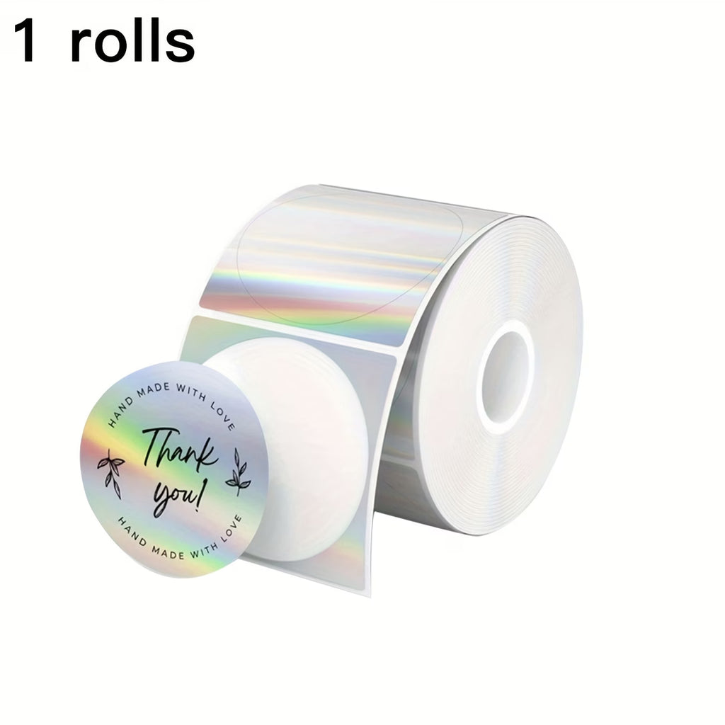 Round Hologram Thermal Label Sticker